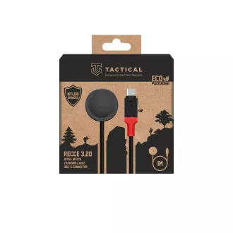 Tactical Recce 3:20 kabel za Apple Watch Black/Red