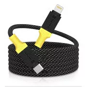Taktički MagRope USB-C/Lightning 1m crno/žuto