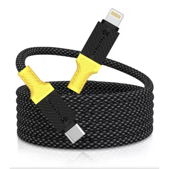 Taktički MagRope USB-C/Lightning 1m crno/žuto