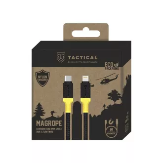 Taktički MagRope USB-C/Lightning 1m crno/žuto