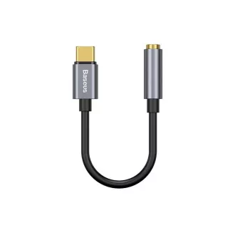 Baseus CATL54-0G kabelski adapter s USB-C na 3,5 mm audio utičnicu L54 (ženski) tamno siva