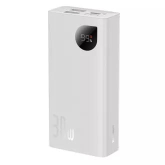 Baseus Adaman2 power bank 10000 mAh 30W 2xUSB/USB-C bijeli Baseus Adaman2 power bank 10000 mAh 30W 2xUSB/USB-C bijeli