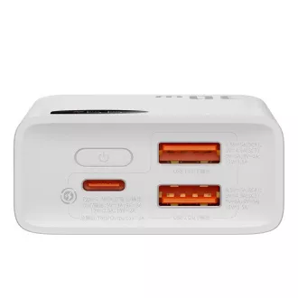 Baseus Adaman2 power bank 10000 mAh 30W 2xUSB/USB-C bijeli Baseus Adaman2 power bank 10000 mAh 30W 2xUSB/USB-C bijeli