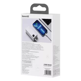 Baseus Adaman2 power bank 10000 mAh 30W 2xUSB/USB-C bijeli Baseus Adaman2 power bank 10000 mAh 30W 2xUSB/USB-C bijeli