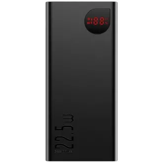 Baseus Adaman digitalni prijenosni punjač s zaslonom 40000 mAh 22,5 W crne boje Baseus Adaman digitalni prijenosni punjač s zaslonom 40000 mAh 22,5 W crne boje