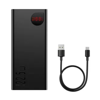 Baseus Adaman digitalni prijenosni punjač s zaslonom 40000 mAh 22,5 W crne boje Baseus Adaman digitalni prijenosni punjač s zaslonom 40000 mAh 22,5 W crne boje