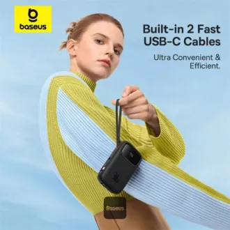 Baseus power bank Qpow 10000mAh 30W crni s USB-C kabelom