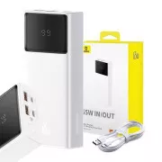 Baseus prijenosna baterija Star-Lord 20000 mAh 65W 2x USB-A/micro USB/USB-C bijela