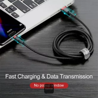 Baseus podatkovni kabel Cafule USB-C 2m 2A crveno-crni Baseus podatkovni kabel Cafule USB-C 2m 2A crveno-crni