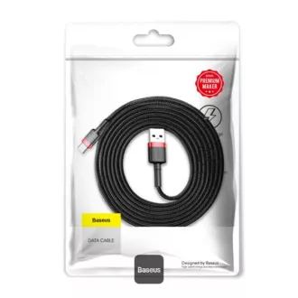 Baseus podatkovni kabel Cafule USB-C 2m 2A crveno-crni Baseus podatkovni kabel Cafule USB-C 2m 2A crveno-crni