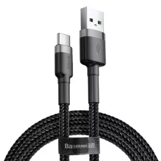 Baseus podatkovni kabel Cafule USB-C 2m 2A sivo-crni