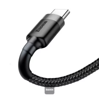 Baseus podatkovni kabel Cafule USB-C 2m 2A sivo-crni