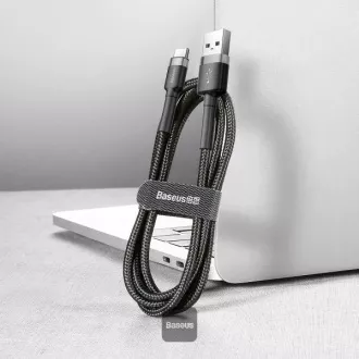 Baseus podatkovni kabel Cafule USB-C 2m 2A sivo-crni