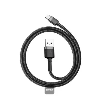 Baseus podatkovni kabel Cafule USB-C 2m 2A sivo-crni