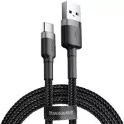 Baseus podatkovni kabel Cafule USB-C 3m 2A sivo-crni