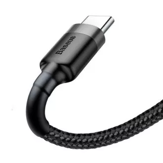 Baseus podatkovni kabel Cafule USB-C 3m 2A sivo-crni