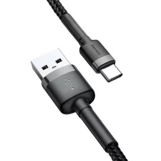 Baseus podatkovni kabel Cafule USB-C 3m 2A sivo-crni