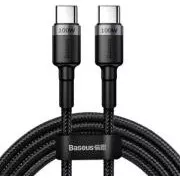 Baseus podatkovni kabel Cafule USB-C PD2.0 100W 2m 20V 5A sivo-crni