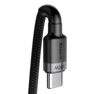 Baseus podatkovni kabel Cafule USB-C PD2.0 100W 2m 20V 5A sivo-crni Baseus podatkovni kabel Cafule USB-C PD2.0 100W 2m 20V 5A sivo-crni