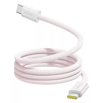 Baseus Dynamic 4 Pro Series podatkovni kabel USB-C - USB-C 100W 1m svijetlo ružičaste boje