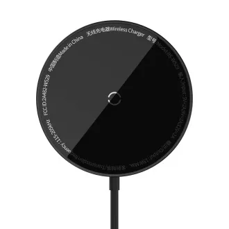 Baseus bežični punjač Simple Mini3 15W USB-C crni
