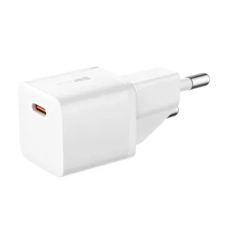 Baseus Quick punjač za mrežu GaN5 Mini 20W EU bijeli