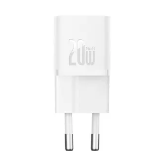 Baseus Quick punjač za mrežu GaN5 Mini 20W EU bijeli