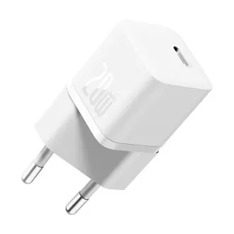 Baseus Quick punjač za mrežu GaN5 Mini 20W EU bijeli