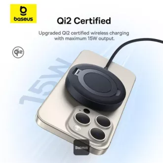 Baseus magnetna podloga za bežično punjenje Simple Mini4 Qi2 15W crna