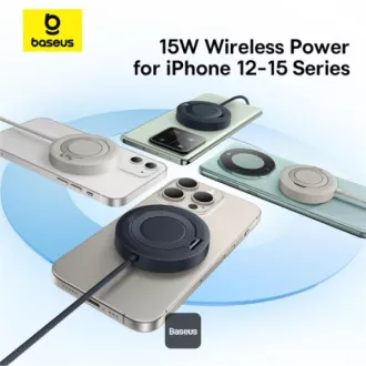 Baseus magnetna podloga za bežično punjenje Simple Mini4 Qi2 15W crna