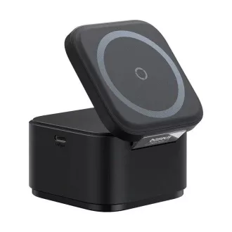 Baseus MagPro 3u1 magnetski bežični punjač 25W Cosmic Black Baseus MagPro 3u1 magnetski bežični punjač 25W Cosmic Black