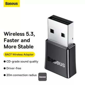 Baseus bežični bluetooth adapter BA07 crni Baseus bežični bluetooth adapter BA07 crni