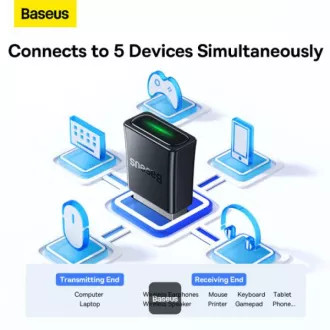 Baseus bežični bluetooth adapter BA07 crni Baseus bežični bluetooth adapter BA07 crni