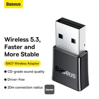 Baseus bežični bluetooth adapter BA07 crni