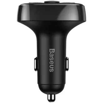 Baseus Bluetooth MP3 FM odašiljač s 2xUSB 3.4A punjenjem crne boje