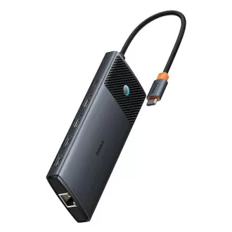 Baseus Metal Gleam II Series 10u1 USB-C HUB priključna stanica, kosmičko crna
