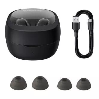 Baseus Bluetooth slušalice Bowie WM02 crne boje