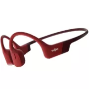Shokz OpenRun Bluetooth in-ear slušalice, crvene