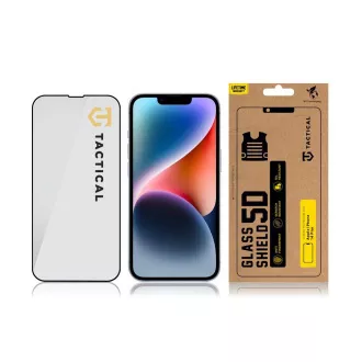 Taktičko staklo Shield 5D staklo za Apple iPhone 13/13 Pro/14/16e/17e crno