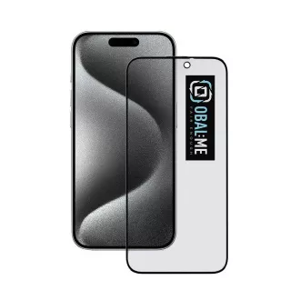 MASKA: ME Privacy 5D kaljeno staklo za Apple iPhone 15 Pro crna