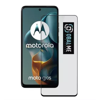 OBAL:ME 5D kaljeno staklo za Motorola G05/E15 crno