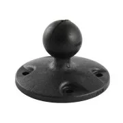 RAM Mounts okrugli adapter/nosač za ravne površine s AMPS uzorkom rupa, s klinom od 1", plastični, RAP-B-202U