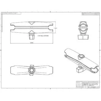 RAM nosači duga ruka, metalni, za kuglaste svornjake od 1" (ukupna duljina 152 mm)