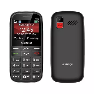 ALIGATOR A770 Senior crni + stolni punjač ALIGATOR A770 Senior crni + stolni punjač