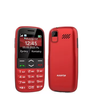 ALIGATOR A770 Senior crveni + stolni punjač ALIGATOR A770 Senior crveni + stolni punjač