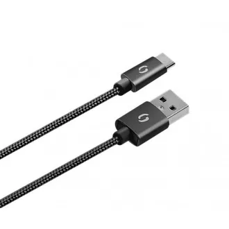 ALIGATOR Pametni auto punjač 3.4A, 2xUSB, smart IC, crni, USB-C kabel