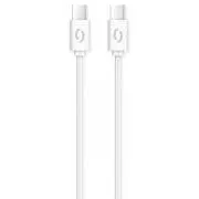 ALIGATOR Data kabel POWER 3A, USB-C/USB-C, bijeli