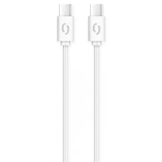ALIGATOR Data kabel POWER 3A, USB-C/USB-C, bijeli