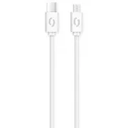 ALIGATOR Data kabel POWER 3A, USB-C/microUSB bijeli
