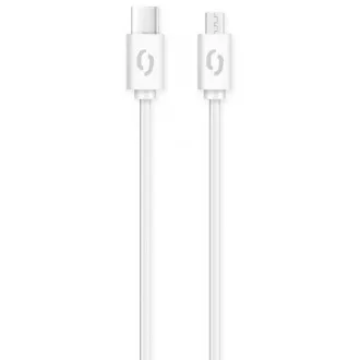 ALIGATOR Data kabel POWER 3A, USB-C/microUSB bijeli